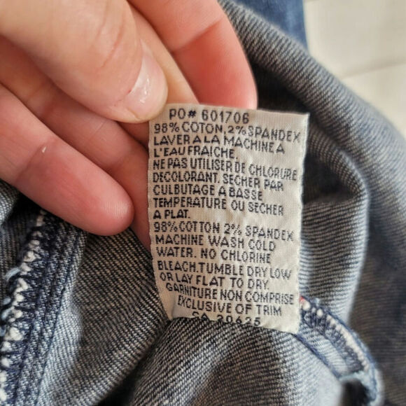 GUESS USA Y2K VINTAGE DENIM JEAN JACKET, sz MEDIUM - Picture 7 of 13